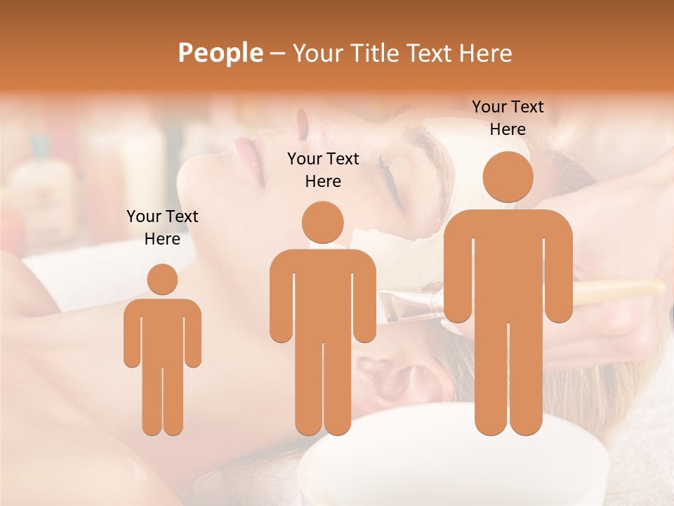 Therapy Young Woman Healthcare PowerPoint Template