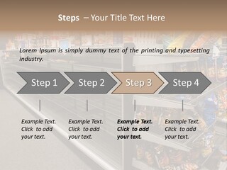 Manhattan East Coast Grocery PowerPoint Template