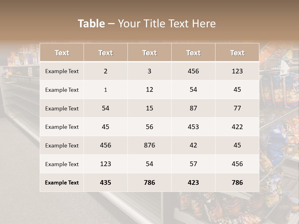Manhattan East Coast Grocery PowerPoint Template