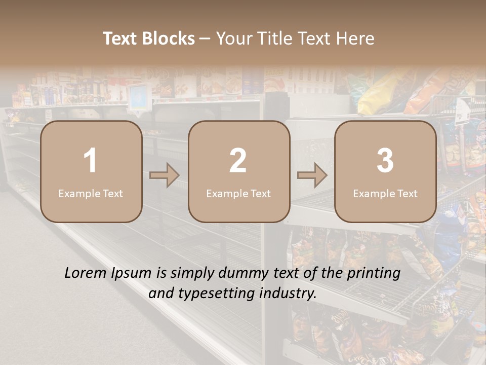 Manhattan East Coast Grocery PowerPoint Template