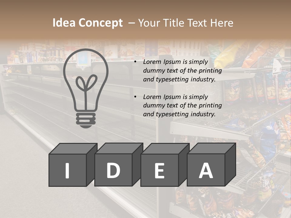 Manhattan East Coast Grocery PowerPoint Template