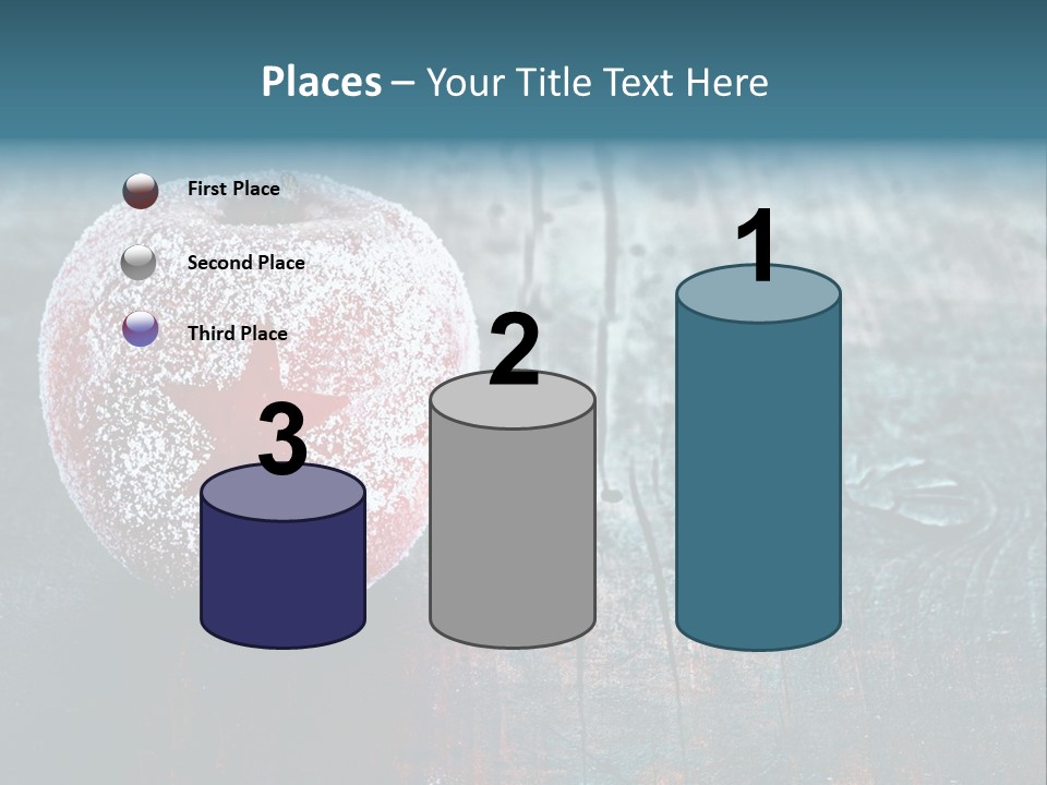 Food Powdered Shape PowerPoint Template