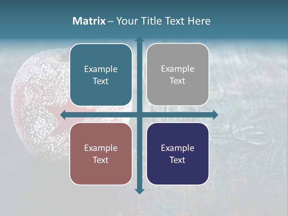 Food Powdered Shape PowerPoint Template