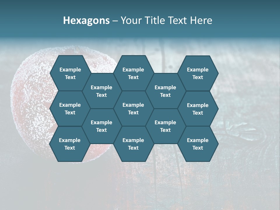 Food Powdered Shape PowerPoint Template