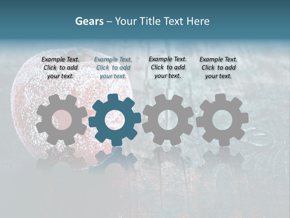 Food Powdered Shape PowerPoint Template