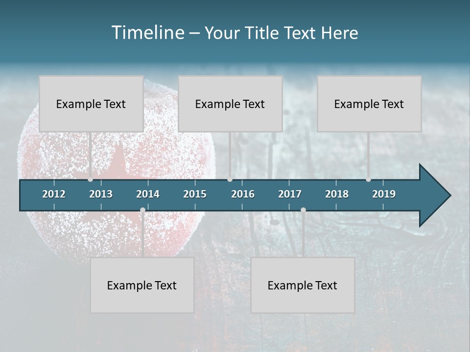 Food Powdered Shape PowerPoint Template