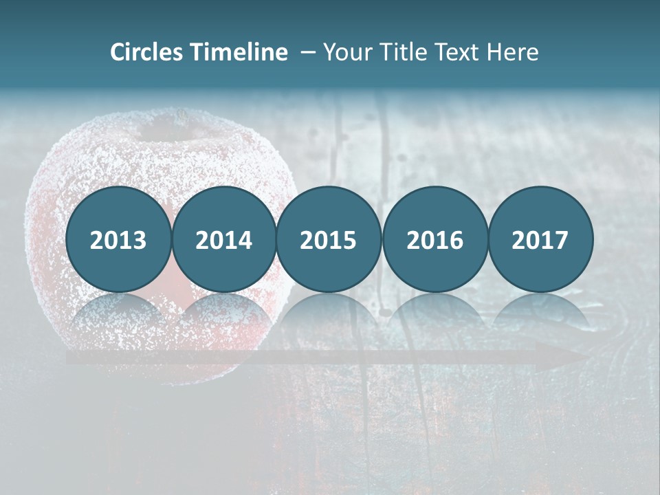 Food Powdered Shape PowerPoint Template