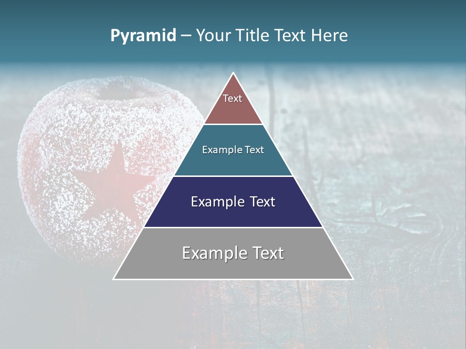 Food Powdered Shape PowerPoint Template