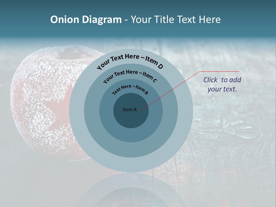 Food Powdered Shape PowerPoint Template