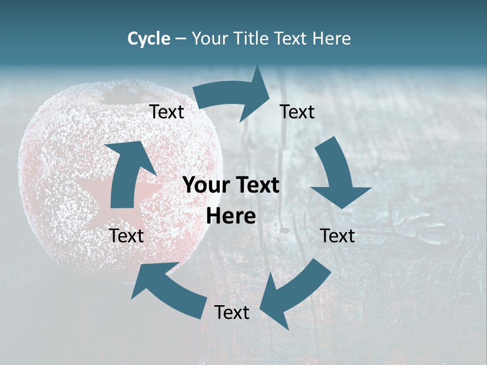 Food Powdered Shape PowerPoint Template