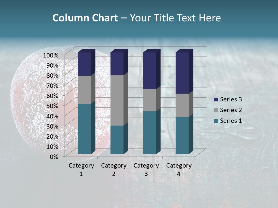 Food Powdered Shape PowerPoint Template