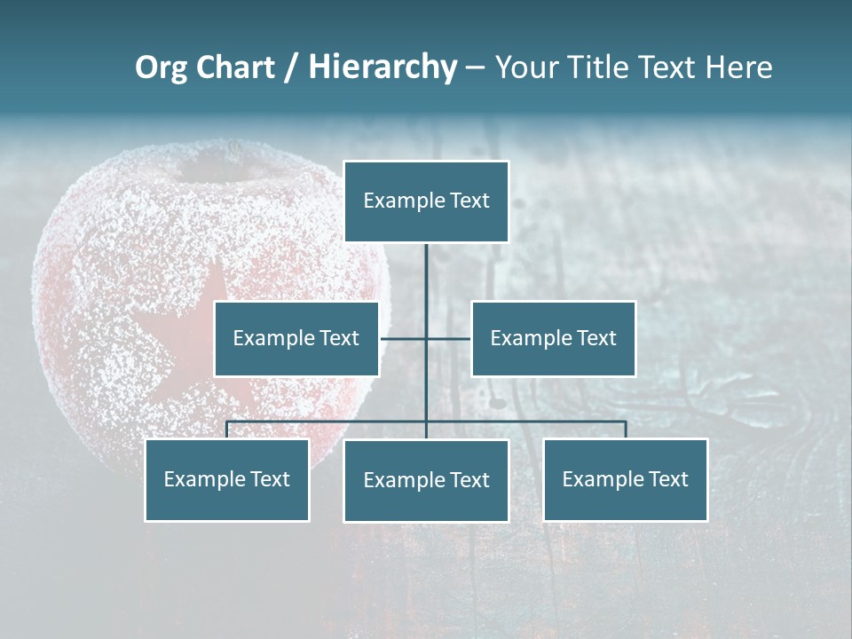 Food Powdered Shape PowerPoint Template