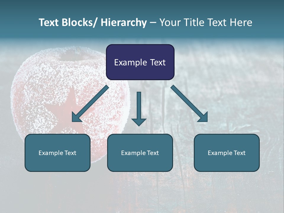 Food Powdered Shape PowerPoint Template