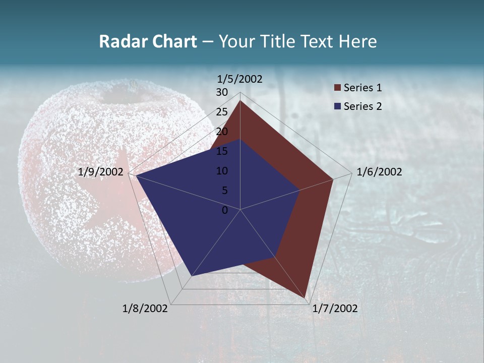 Food Powdered Shape PowerPoint Template