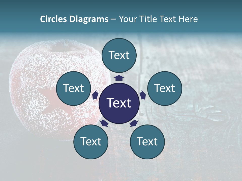 Food Powdered Shape PowerPoint Template