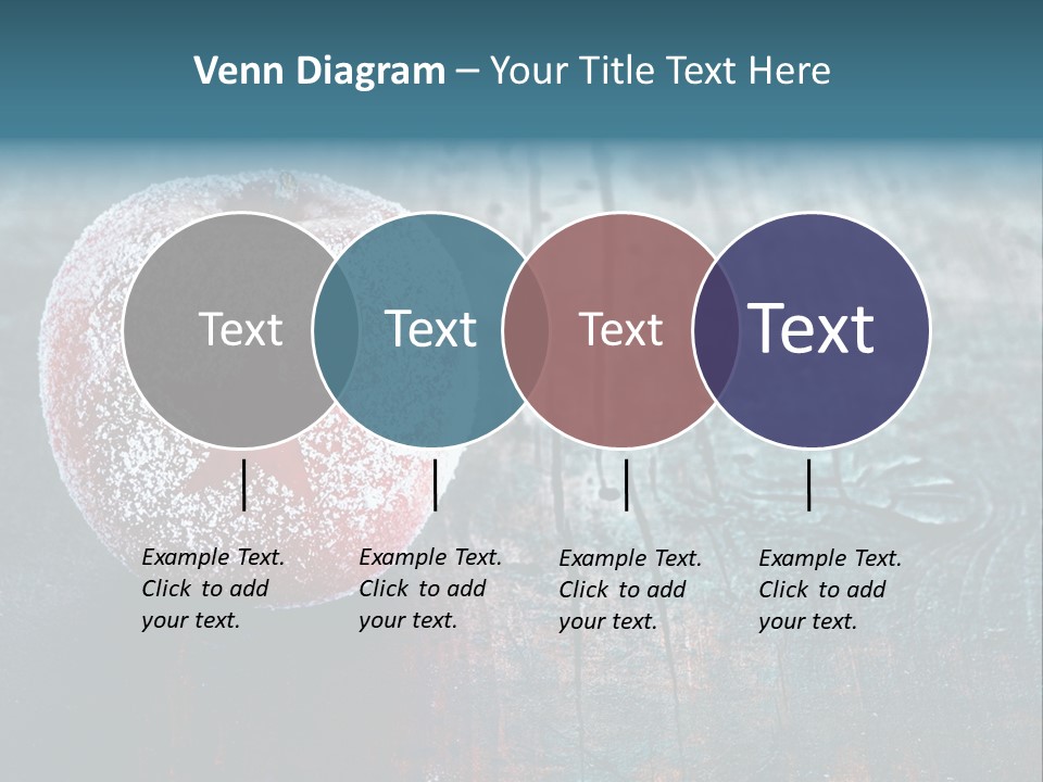 Food Powdered Shape PowerPoint Template