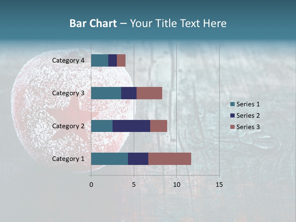 Food Powdered Shape PowerPoint Template