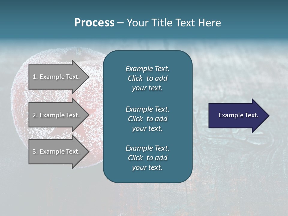 Food Powdered Shape PowerPoint Template