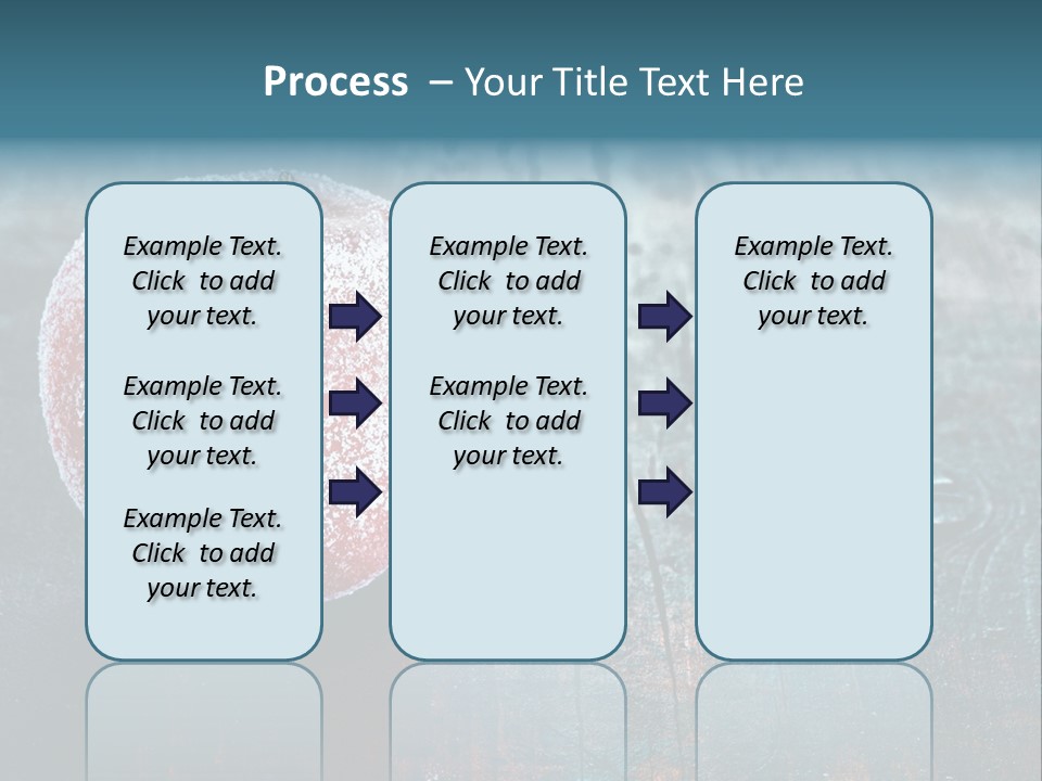 Food Powdered Shape PowerPoint Template