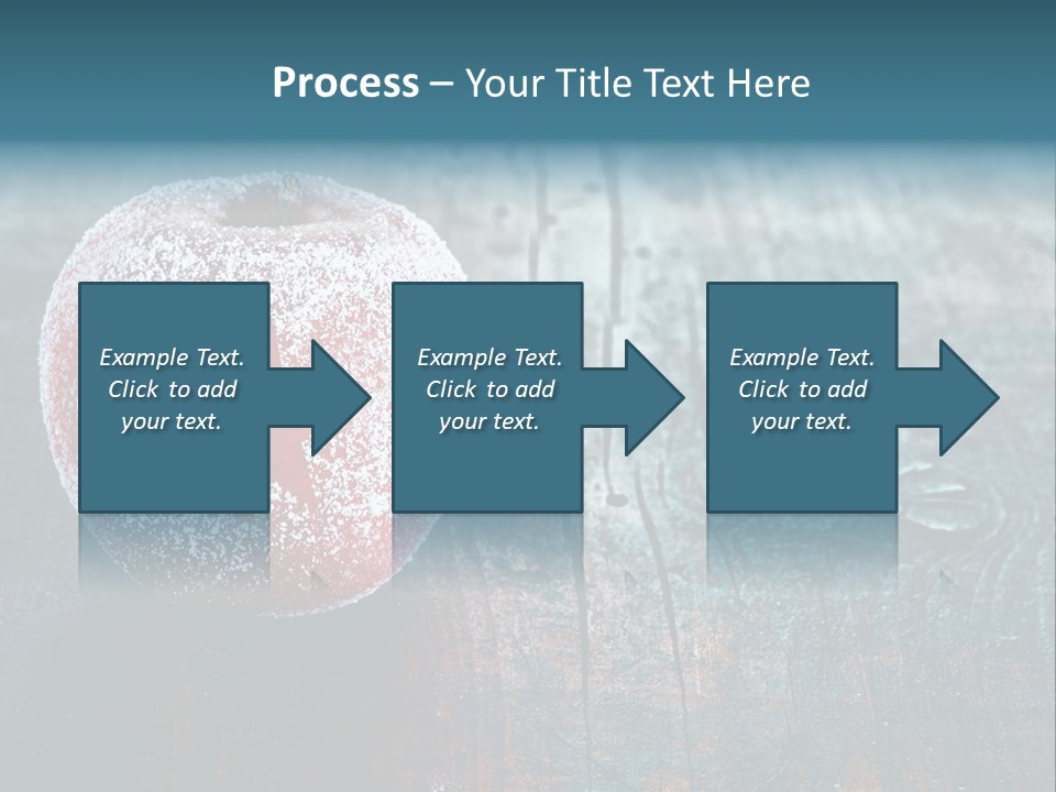 Food Powdered Shape PowerPoint Template