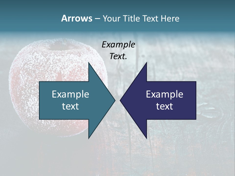 Food Powdered Shape PowerPoint Template