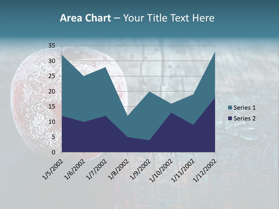 Food Powdered Shape PowerPoint Template