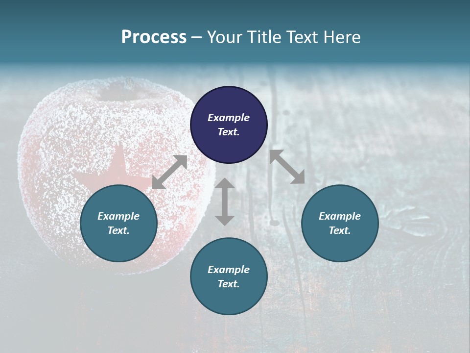 Food Powdered Shape PowerPoint Template