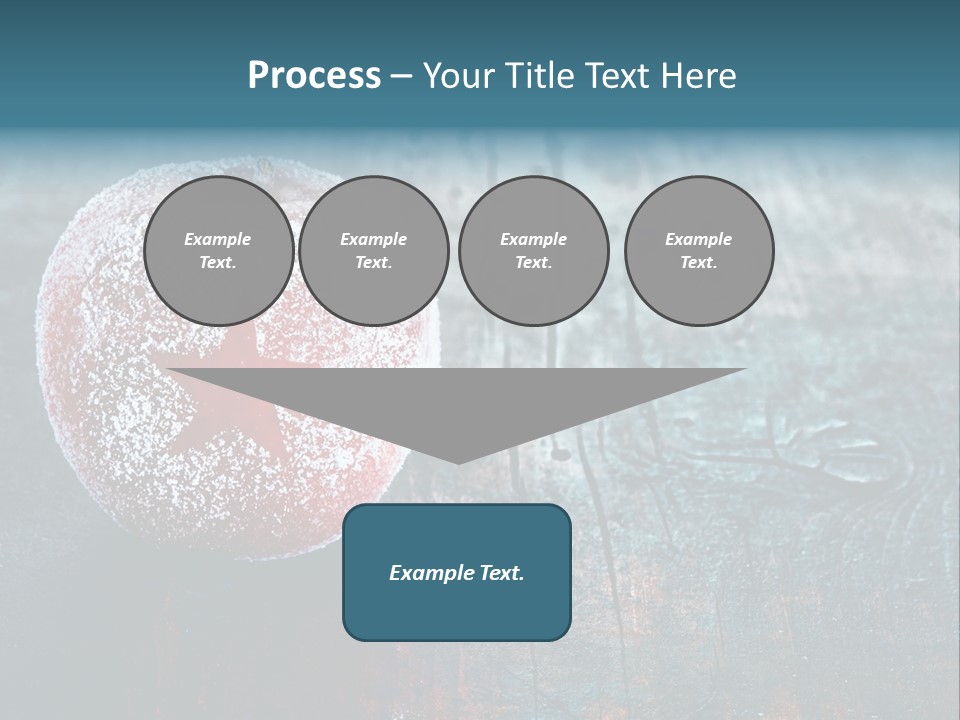 Food Powdered Shape PowerPoint Template