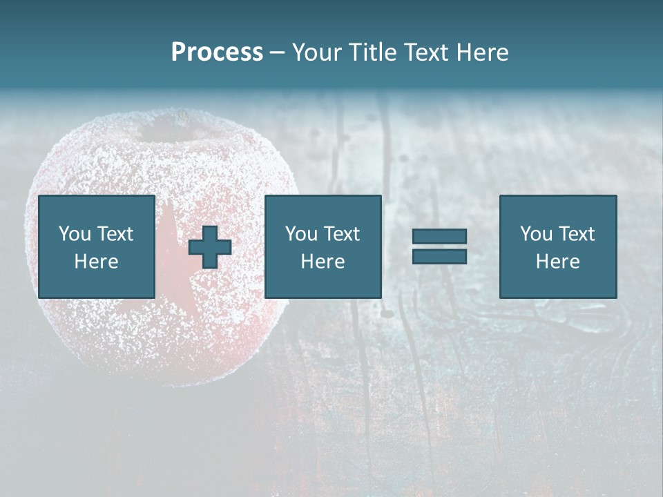 Food Powdered Shape PowerPoint Template