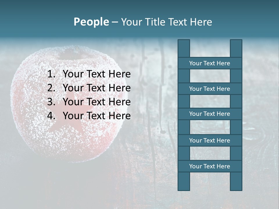 Food Powdered Shape PowerPoint Template