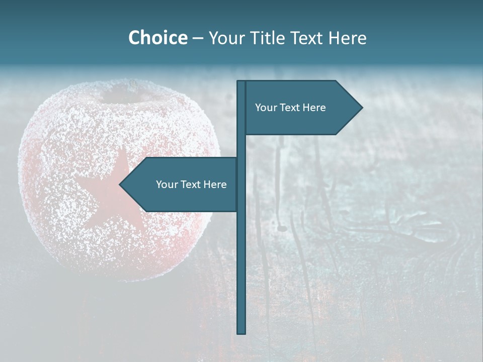 Food Powdered Shape PowerPoint Template