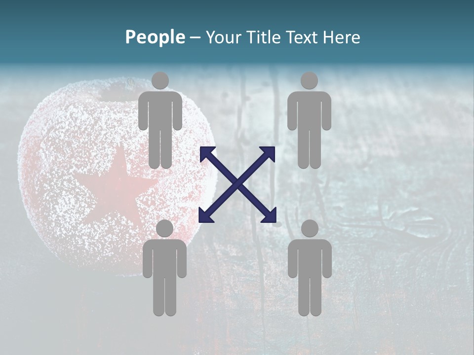 Food Powdered Shape PowerPoint Template