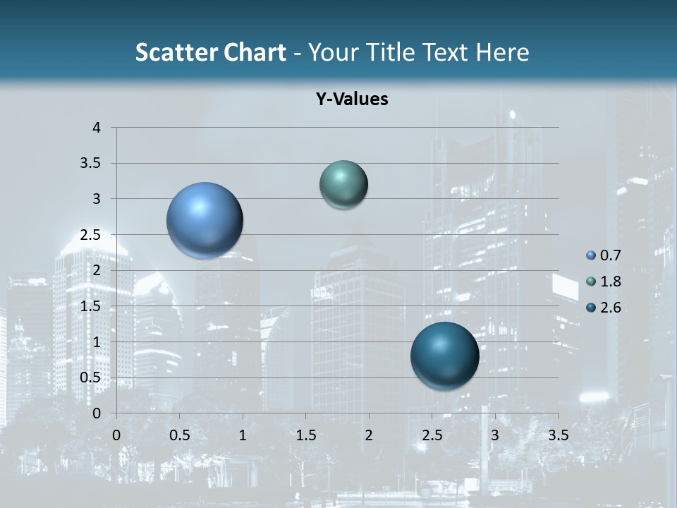 A City At Night Powerpoint Presentation Template PowerPoint Template