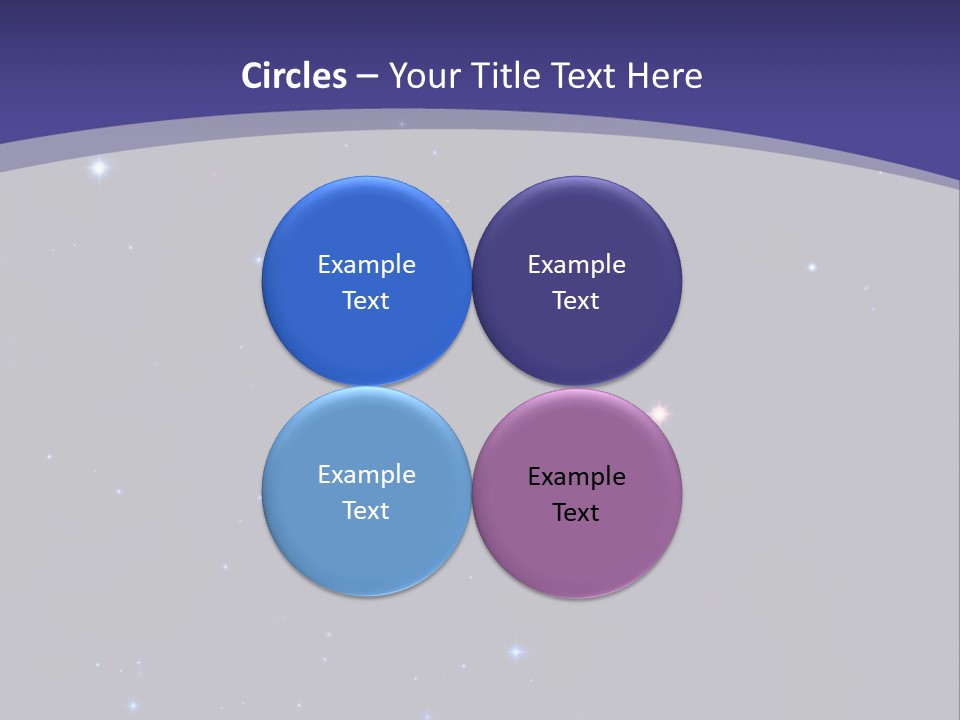 Star Field Escape Background PowerPoint Template