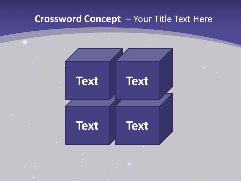 Star Field Escape Background PowerPoint Template