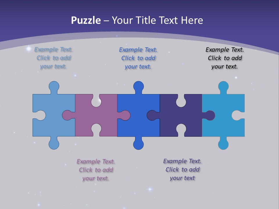 Star Field Escape Background PowerPoint Template