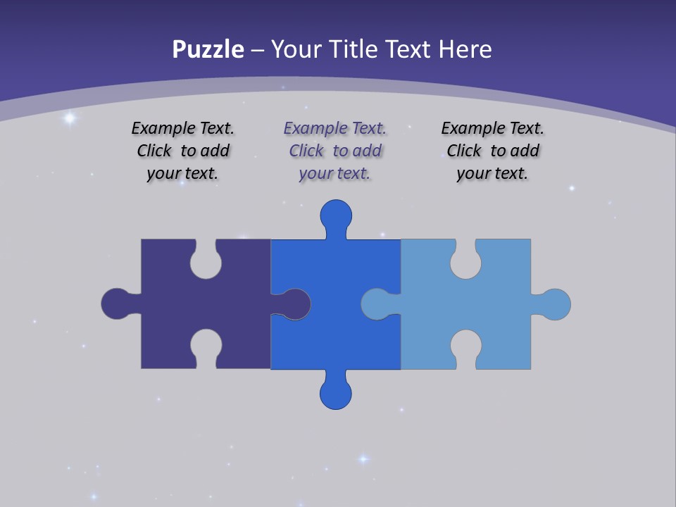 Star Field Escape Background PowerPoint Template