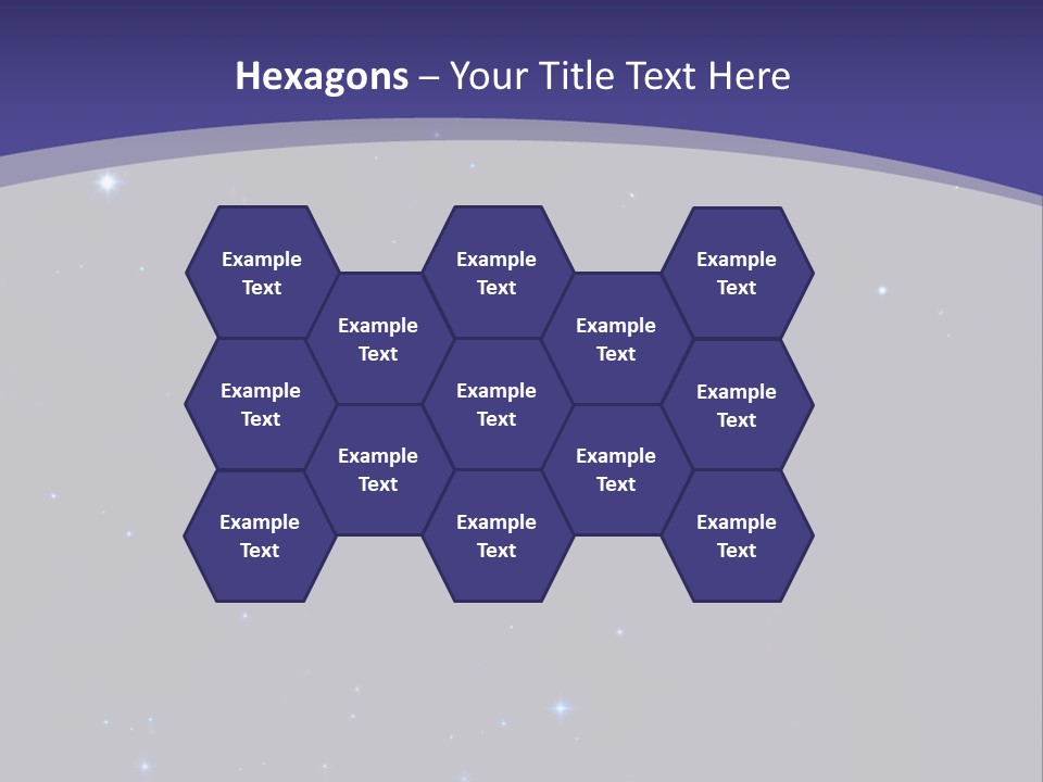 Star Field Escape Background PowerPoint Template