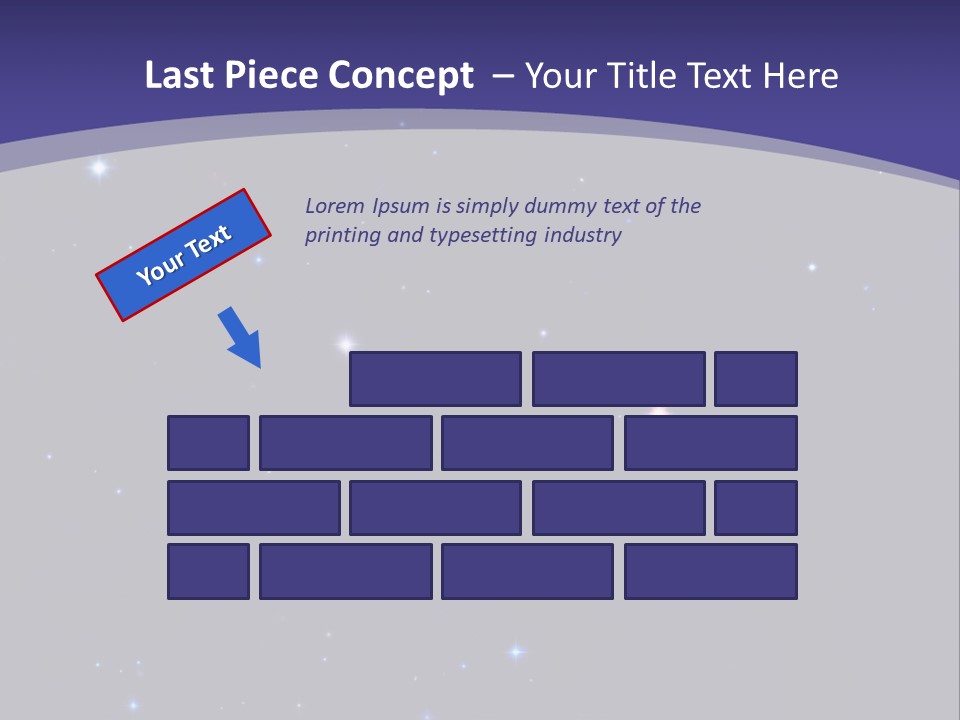 Star Field Escape Background PowerPoint Template