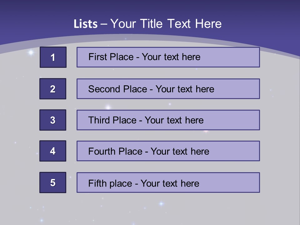 Star Field Escape Background PowerPoint Template