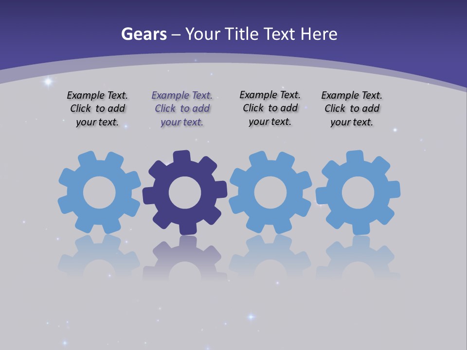 Star Field Escape Background PowerPoint Template