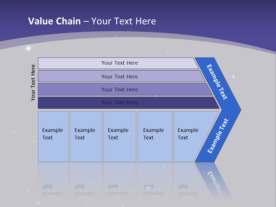 Star Field Escape Background PowerPoint Template