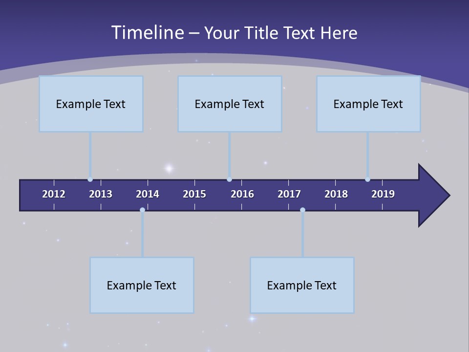 Star Field Escape Background PowerPoint Template
