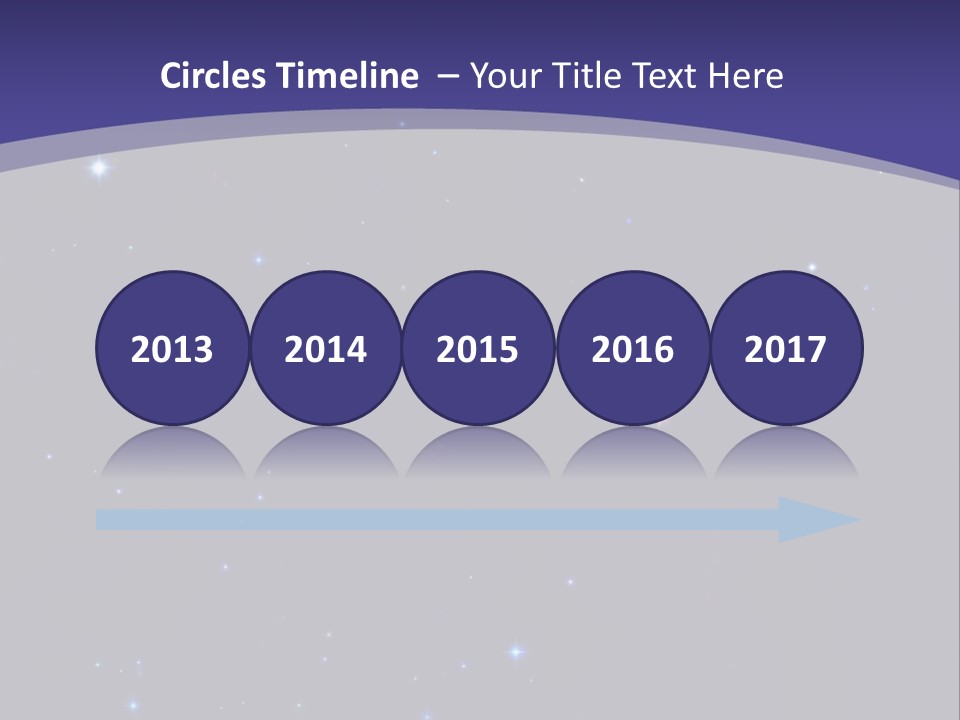 Star Field Escape Background PowerPoint Template