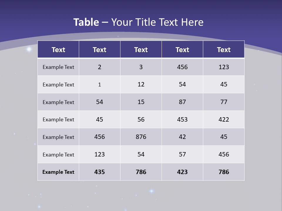 Star Field Escape Background PowerPoint Template