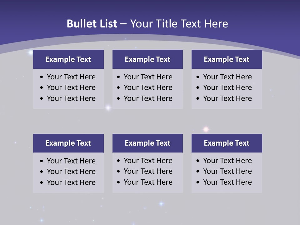 Star Field Escape Background PowerPoint Template