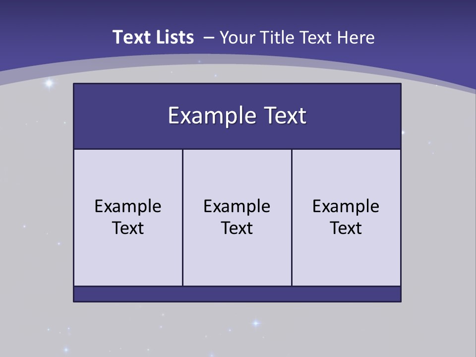 Star Field Escape Background PowerPoint Template
