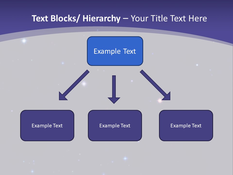 Star Field Escape Background PowerPoint Template