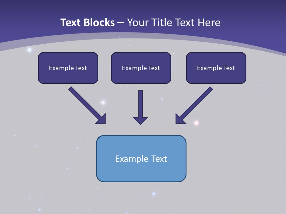 Star Field Escape Background PowerPoint Template