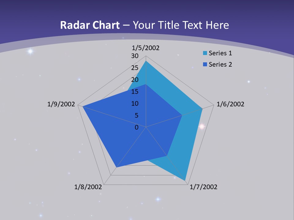 Star Field Escape Background PowerPoint Template